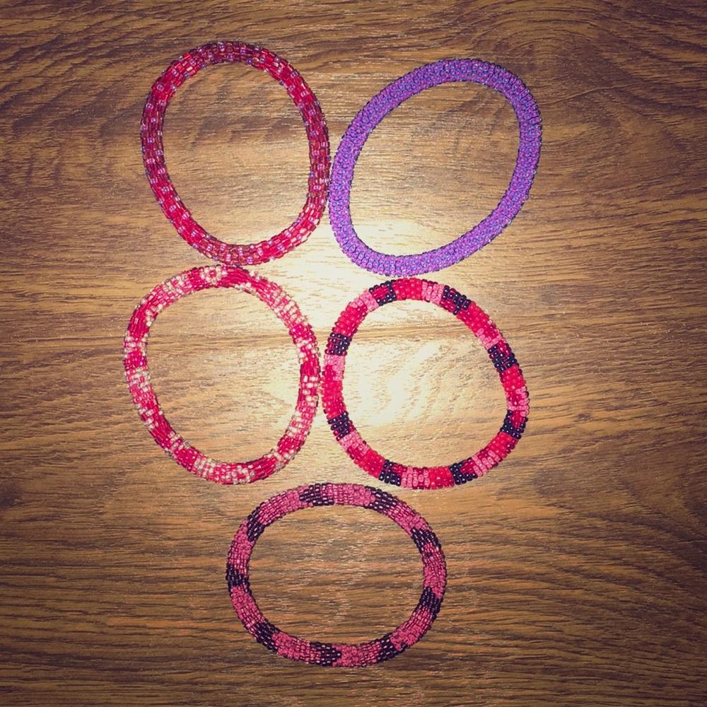 Five Lily & Laura bracelets